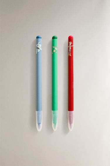 SET OF CHILDREN'S TOY STORY © DISNEY/PIXAR ERASABLE PENCILS (SET OF 3) - Multicoloured by Zara
