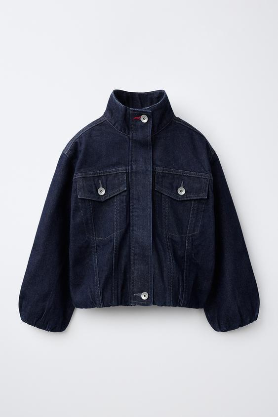 BALLOON DENIM JACKET - Blue by Zara - Image 0