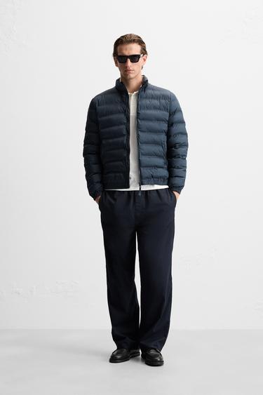 LIGHTWEIGHT PUFFER JACKET - Navy blue by Zara - Image 0