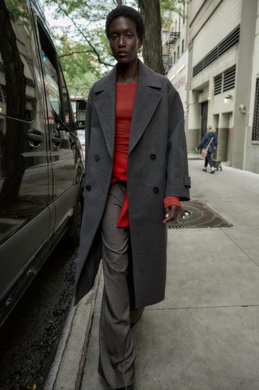 SOFT OVERSIZE COAT - Grey by Zara