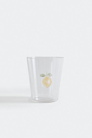 BOROSILICATE FRUIT TUMBLER - Yellow by Zara