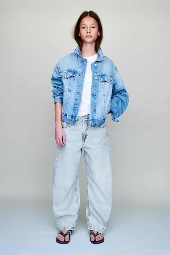 BARREL JEANS - Light blue by Zara - Image 0