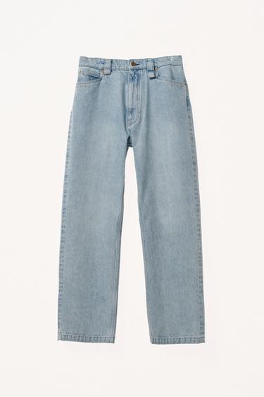 WILLY CHAVARRIA X ZARA STRAIGHT-LEG JEANS - Light blue by Zara