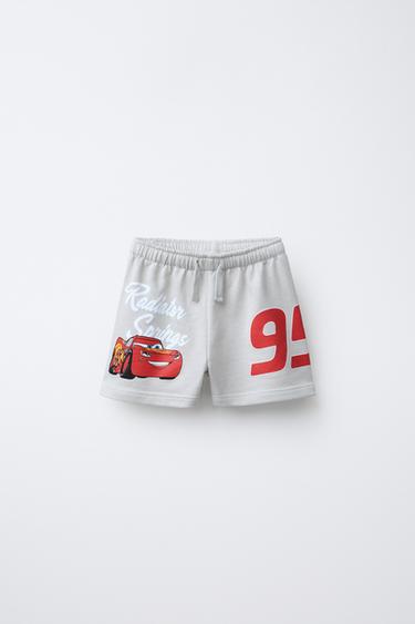 CARS RAYO MCQUEEN © DISNEY PLUSH BERMUDA SHORTS - Light grey by Zara