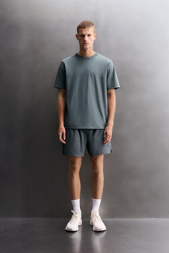 COMFORT TRAINING T-SHIRT - Blue / Steel by Zara - Image 0