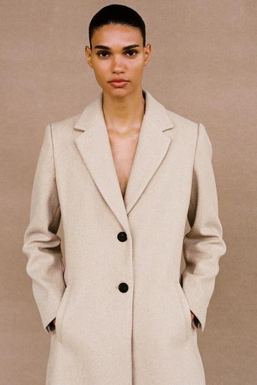 SOFT COAT - camel by Zara