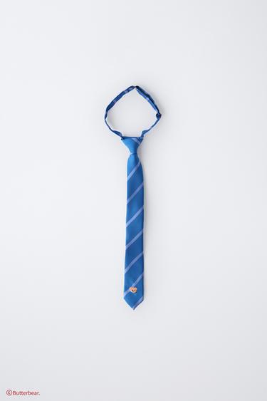 BUTTERBEAR © EMBROIDERED ADJUSTABLE TIE - Blue by Zara