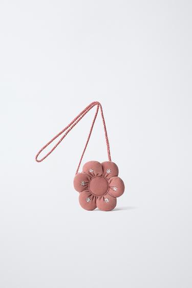 FLORAL CROSSBODY BAG - Pink by Zara