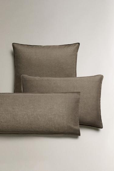 (140 GXM²) WASHED LINEN PILLOWCASE - Greenish by Zara - Image 0