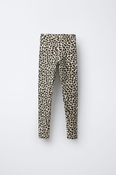 ANIMAL PRINT LEGGINGS - Leopard by Zara