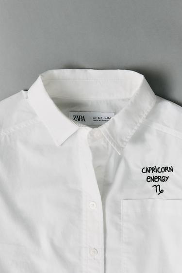 POPLIN SHIRT - White by Zara