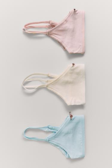 9-14 YEARS/ THREE-PACK OF FLORAL TOPS - Multicoloured by Zara