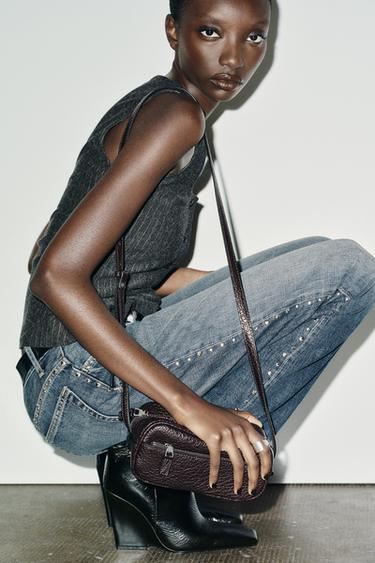 MINI EXTENDED BOWLING BAG - Burgundy Red by Zara