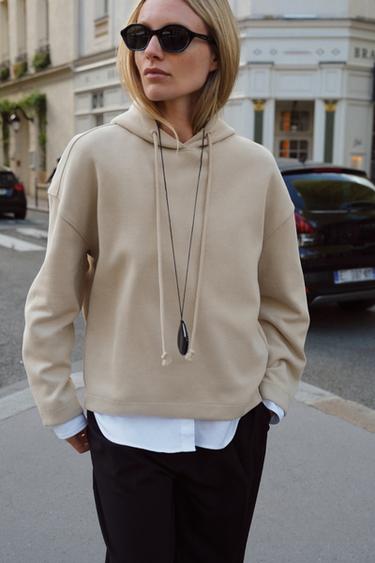 SOFT HOODIE - Sand by Zara