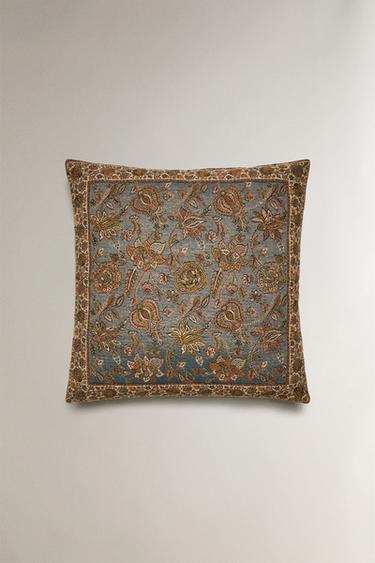 JACQUARD CUSHION COVER - Blue by Zara - Image 0