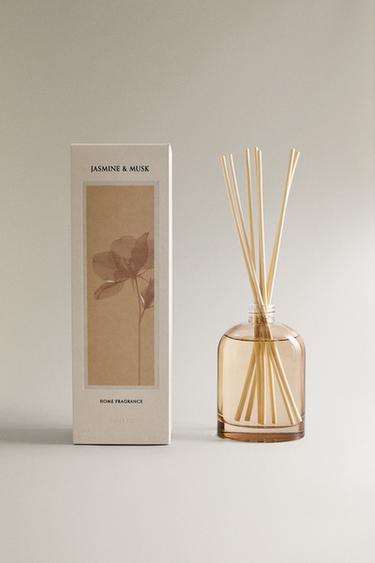 (250 ML) JASMINE & MUSK REED DIFFUSER - Light yellow by Zara