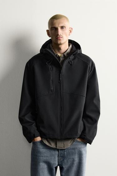 TECHNICAL FLEECE-LINED JACKET - Black by Zara