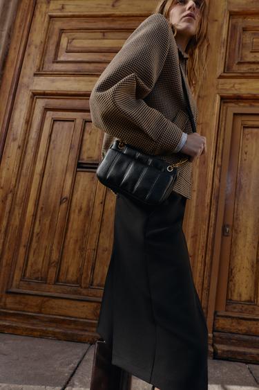 QUILTED CROSSBODY BAG - Black by Zara