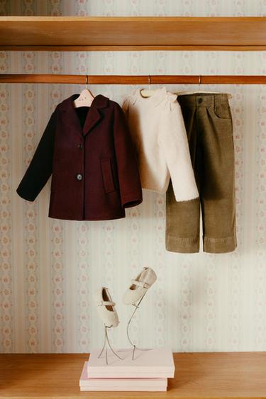 MARINE VELVET TROUSERS - GREEN by Zara