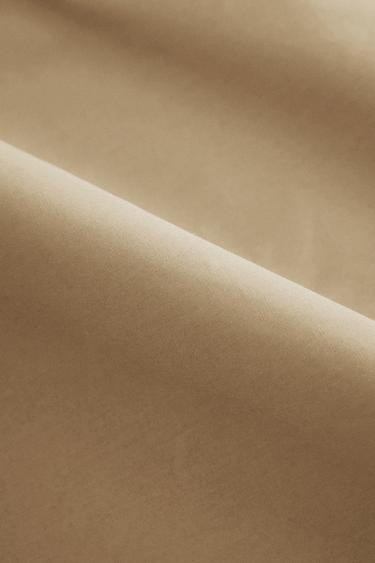 SATEEN DUVET COVER (300 THREAD COUNT) - Sand by Zara