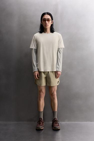 COMBINED TECHNICAL RUNNING T-SHIRT - Light grey by Zara