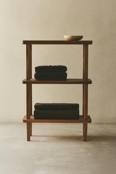 ACACIA WOOD SHELVING UNIT - Brown by Zara
