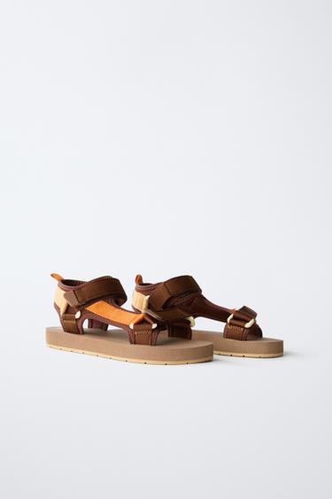 TECHNICAL SANDALS - Brown by Zara
