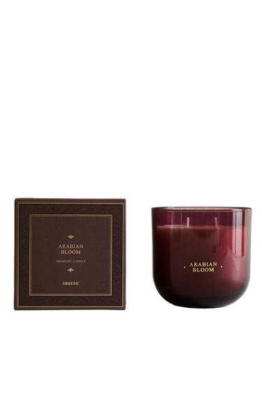 (400 G) ARABIAN BLOOM SCENTED CANDLE - Gold by Zara