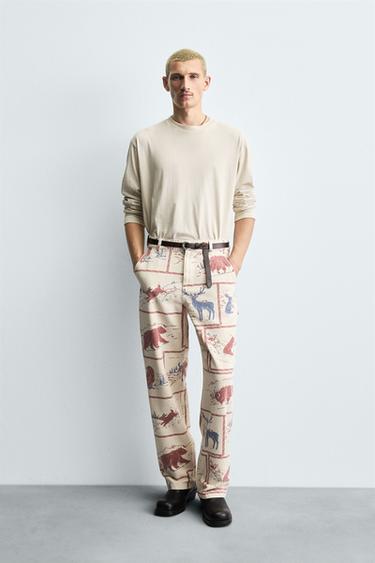 COMIC PRINT TROUSERS - 028 by Zara - Image 0