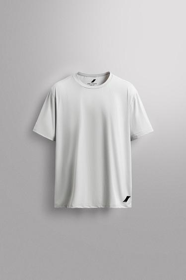 BASIC TECHNICAL T-SHIRT - Light grey by Zara