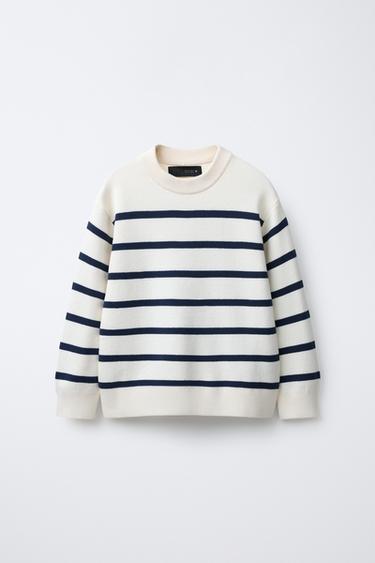 STRIPED KNIT JUMPER - striped by Zara