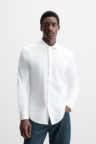 REGULAR FIT SHIRT - White by Zara