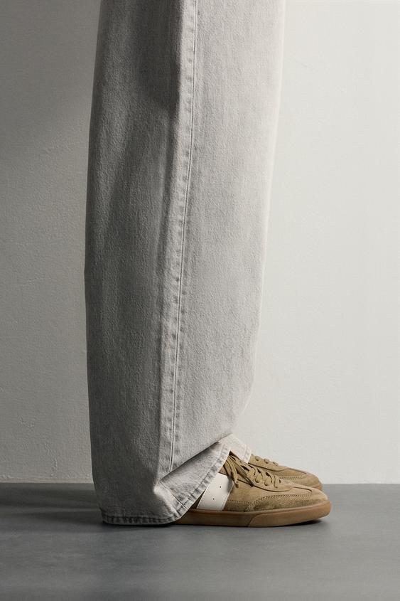 RETRO-STYLE TRAINERS - Sand Brown by Zara - Image 0
