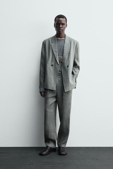 100% LINEN SUIT - Magenta by Zara - Image 0