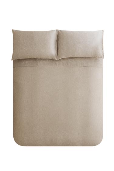 PAISLEY SATEEN DUVET COVER - Light grey by Zara