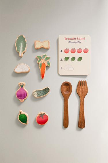 CHILDREN'S TOY SALAD BOWL - Light beige by Zara