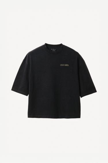 WILLY CHAVARRIA X ZARA OVERSIZE T-SHIRT - Black by Zara