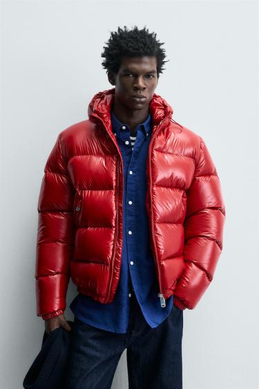 WATER-REPELLENT 80% DOWN - 20% FEATHER JACKET - Red by Zara