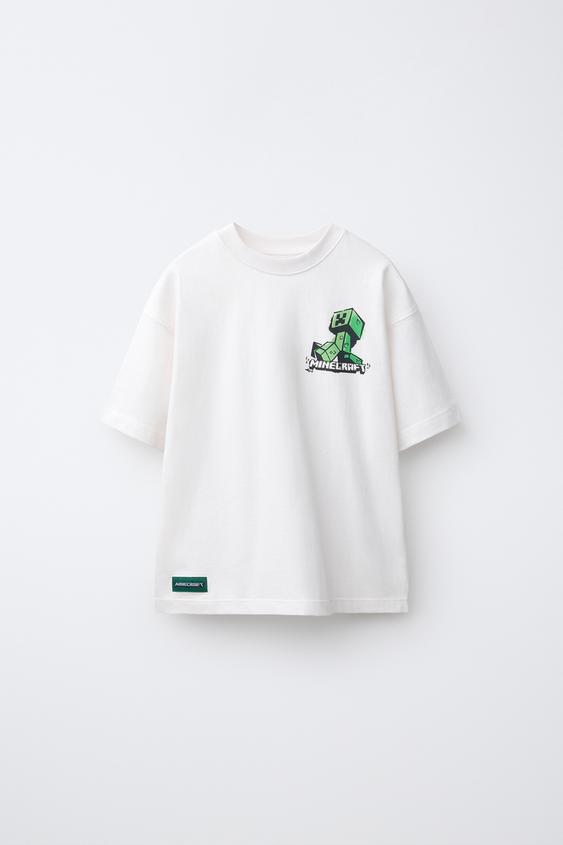 MINECRAFT © MOJANG AB. T-SHIRT - White by Zara - Image 0