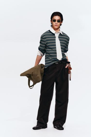 RIBBED STRIPED T-SHIRT - Multicoloured by Zara