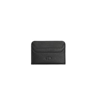 LEATHER CARD HOLDER - Black by Zara