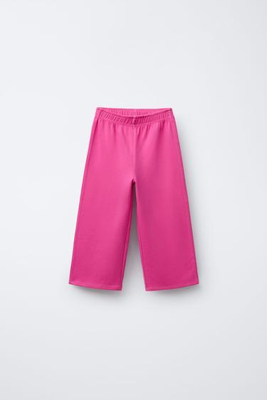 WIDE-LEG TROUSERS - Fuchsia by Zara