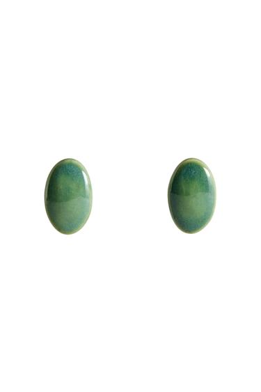 PACK OF OVAL DOOR KNOBS (PACK OF 2) - Blue green by Zara