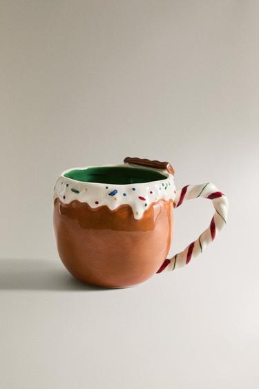 CHILDREN'S CERAMIC CHRISTMAS CHOCOLATE MUG - Multicoloured by Zara