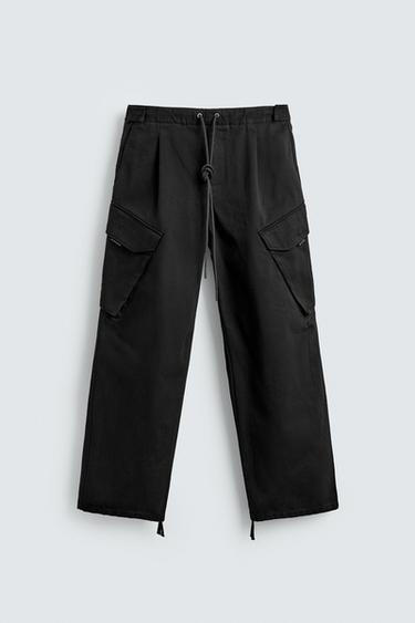 SR_A CARGO TROUSERS - Black by Zara