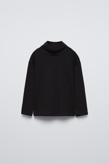 PLAIN T-SHIRT - Black by Zara