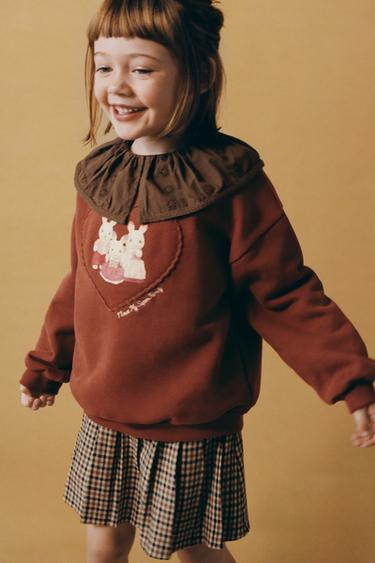SYLVANIAN FAMILIES ® PATCH SWEATSHIRT - Light brown by Zara