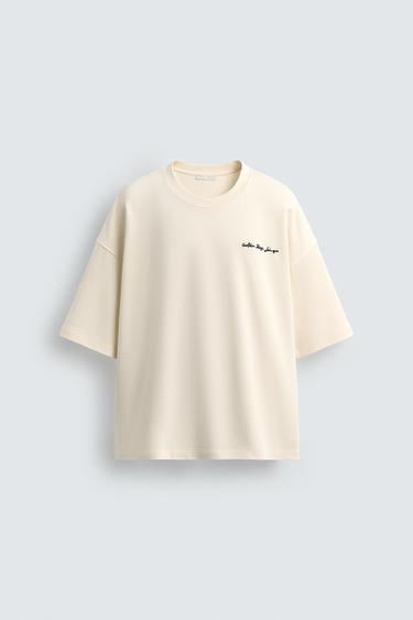 HAMMOCK PATCH SWEATSHIRT - Oyster-white by Zara