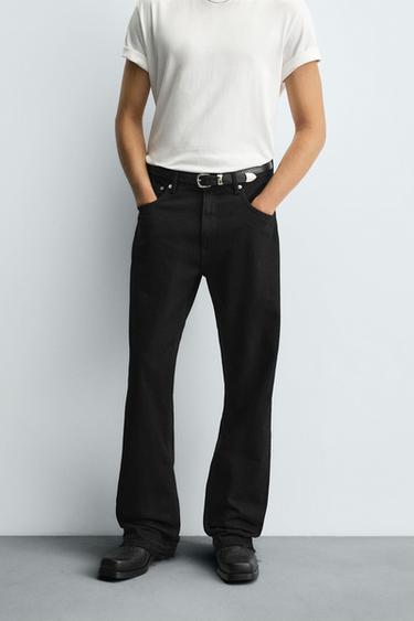 FLARE FIT JEANS - Black by Zara