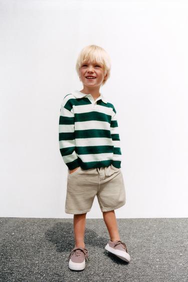 STANDARD SOFT TOUCH BERMUDA SHORTS - Ecru by Zara